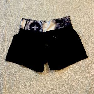 Women’s high-rise Lululemon athletic shorts